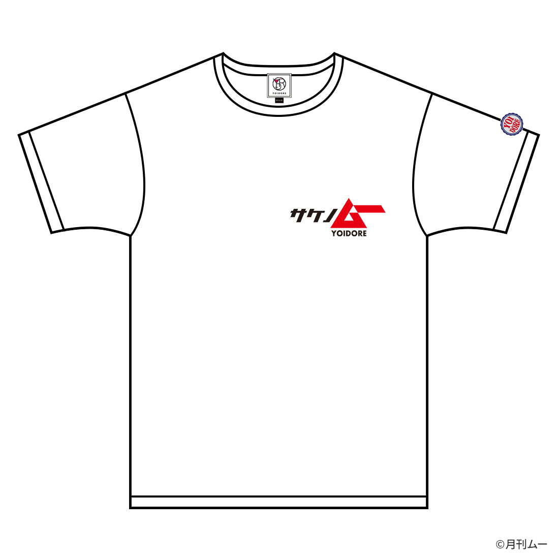 ムー×YOIDORE Tシャツ ホワイト